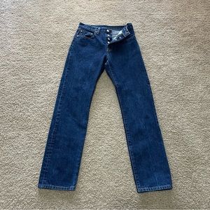 Levi's Women's Straight Leg Jeans - Dark Blue